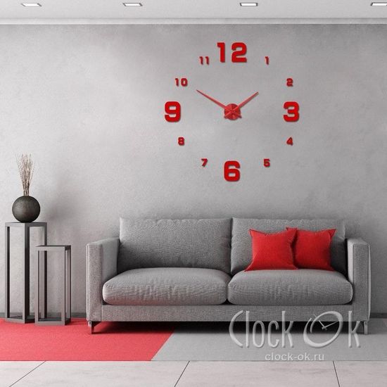 Настенные 3D часы Hi Tech