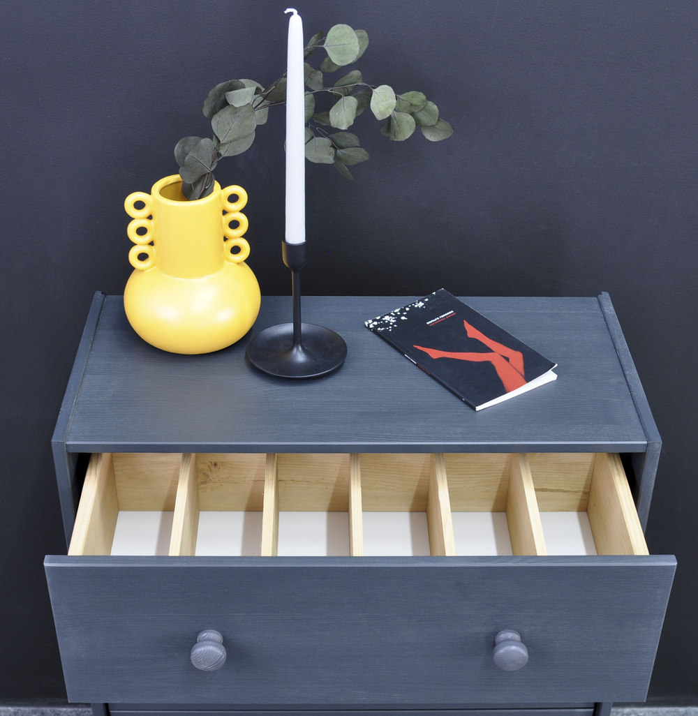 Органайзер, 12х10х24, Раст, для комодов, набор 5 шт., разделитель для ящиков, деревянный, Dipriz