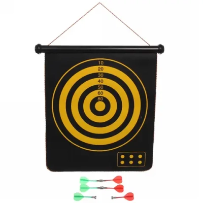 Набор для игры в дартс магнитный D-1722: мишень 41*50 см, 6 дротиков (коробка)