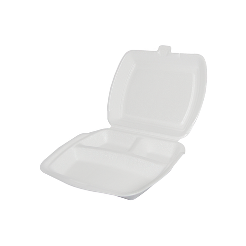 Ланч-бокс ВП 3-секц 247х207х45 белый/200