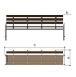 Скамья (фанера) Romana 302.02.00-01
