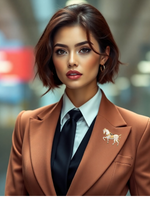 Брошка "Белая лошадь лошадка ". Женская брошь,украшение.Подарок на новый год. Символ года