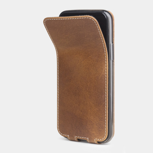 Чехол для iPhone 11 Pro из натуральной кожи теленка, цвета винтаж