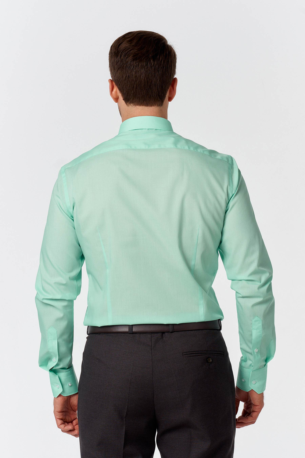 Сорочка мужская ELITA длинный рукав, цвет ментол, хлопок, пэ 68412 13