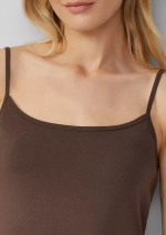 Приталенный топ из смесового хлопка с регулируемыми бретелями s.Oliver