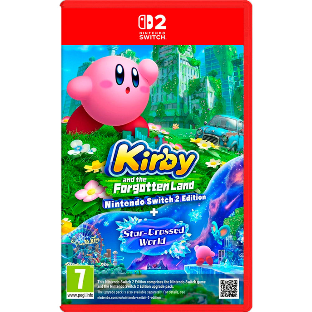 Игра Kirby and the Forgotten Land Nintendo Switch 2 Edition + Star-Crossed World (Английская версия) для Nintendo Switch 2