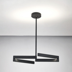 740147 Люстра DIVE LED 72W 3700LM G ЧЕРНЫЙ 4000K