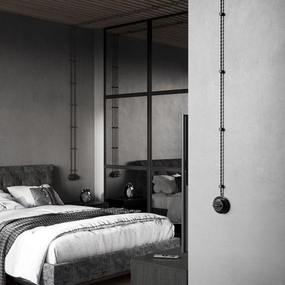 Изолятор Werkel Vintage черный матовый (100шт) W6433408 4690389202834