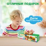 Сортер-пирамидка, 5 фигур, "Геометрик", метод Монтессори, развивающий, дерево, BRAUBERG KIDS, 665259