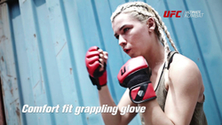 UFC Перчатки MMA для грэпплинга 5 унций чёрные S/M