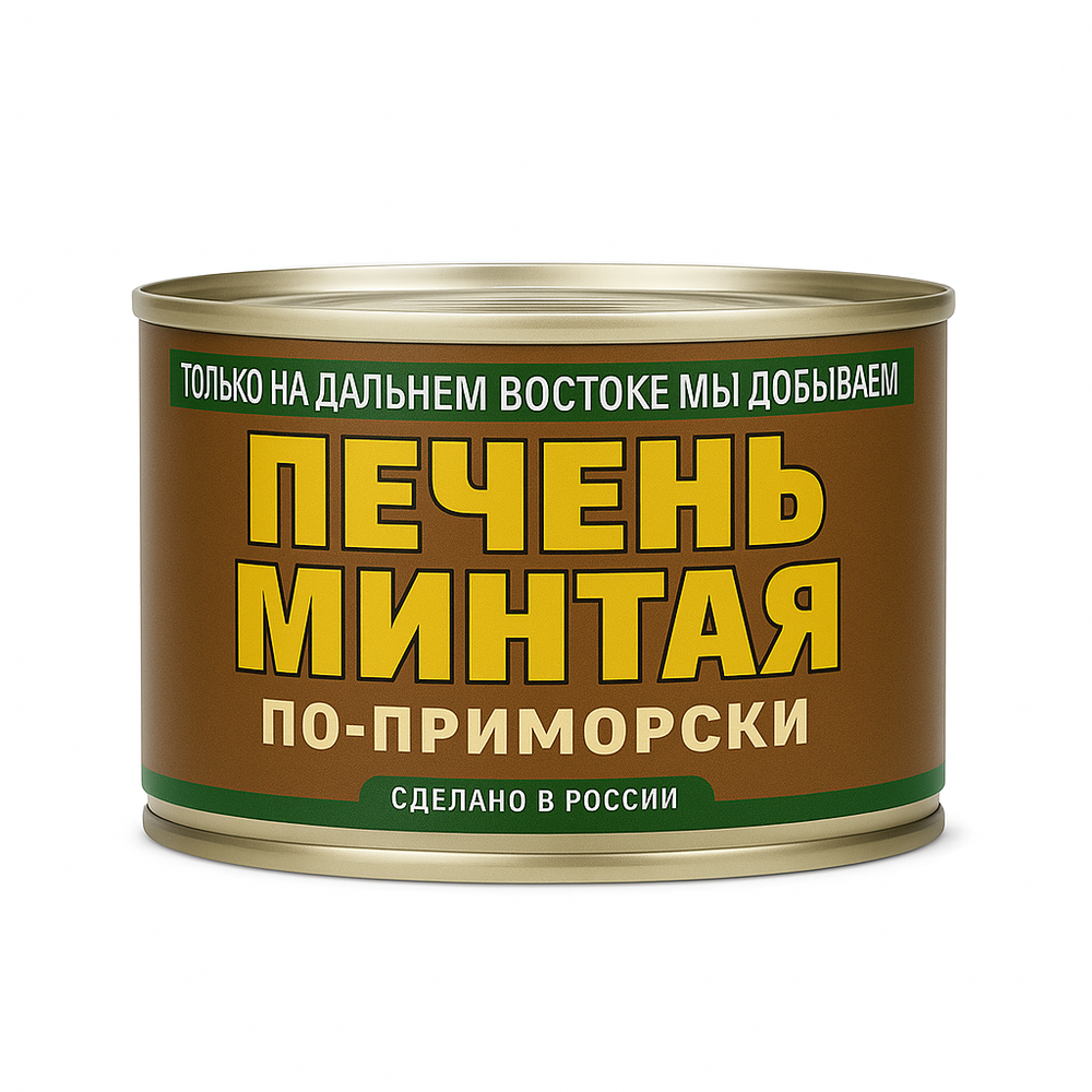 Печень минтая по-приморски Примрыбснаб 240 гр