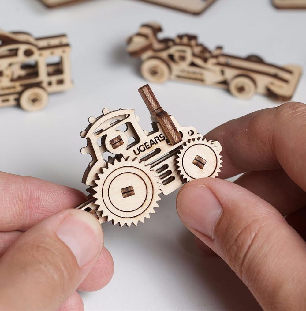 Конструктор 3D-пазл Ugears - Фиджет Транспорт