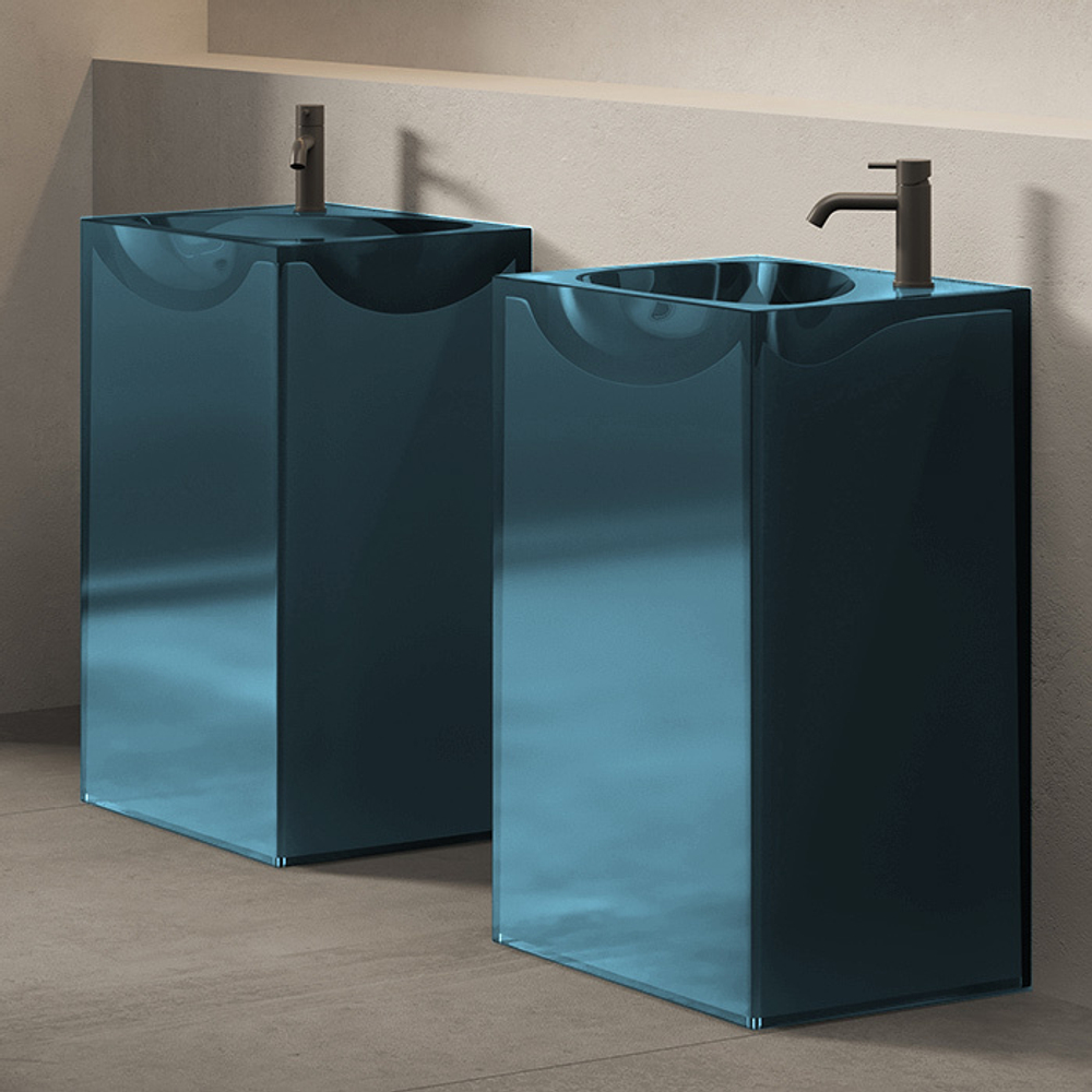 Раковина Dea Design Pedestal Basin DD2024 495 R11 напольная 49 см, цвет dark blue
