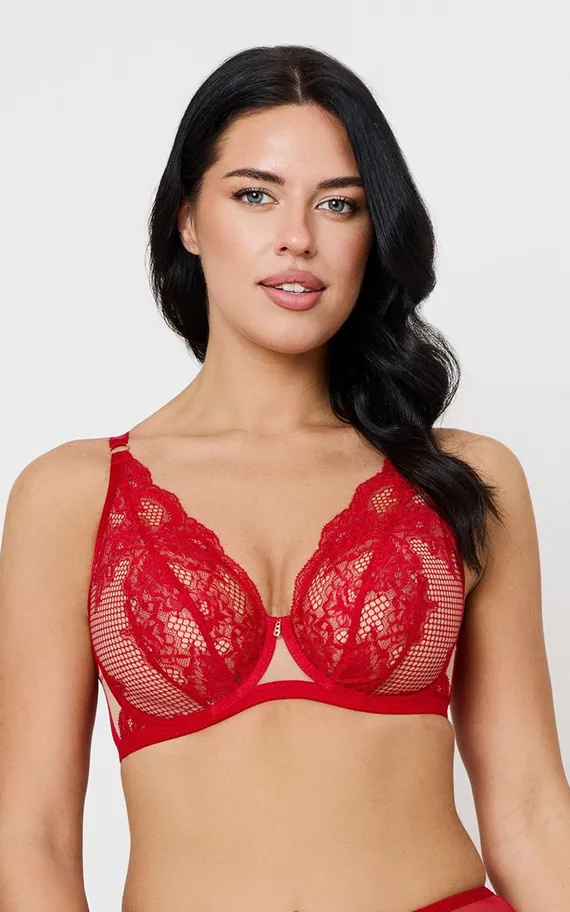 BELINDA RED Balconette soft Бюст