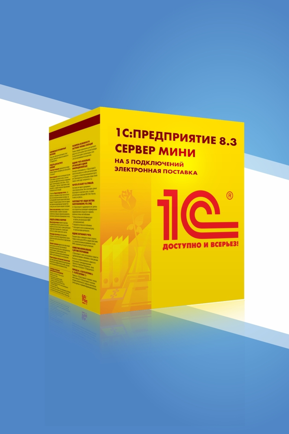 1С:Предприятие 8.3. Сервер МИНИ на 5 подключений. Электронная поставка