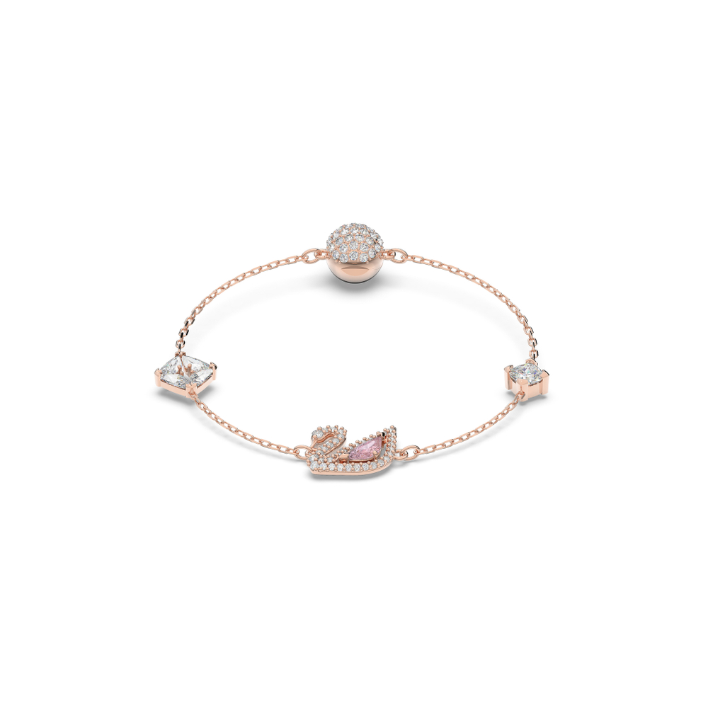 DAZZLING SWAN:BRACELET CZMO/ROS S
