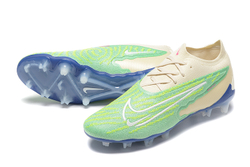 Бутсы Nike Phantom GX Elite FG (Бежевый+зеленый)