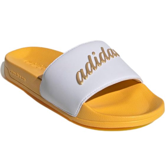 Adidas Adilette Slide 'White Gold Metallic'