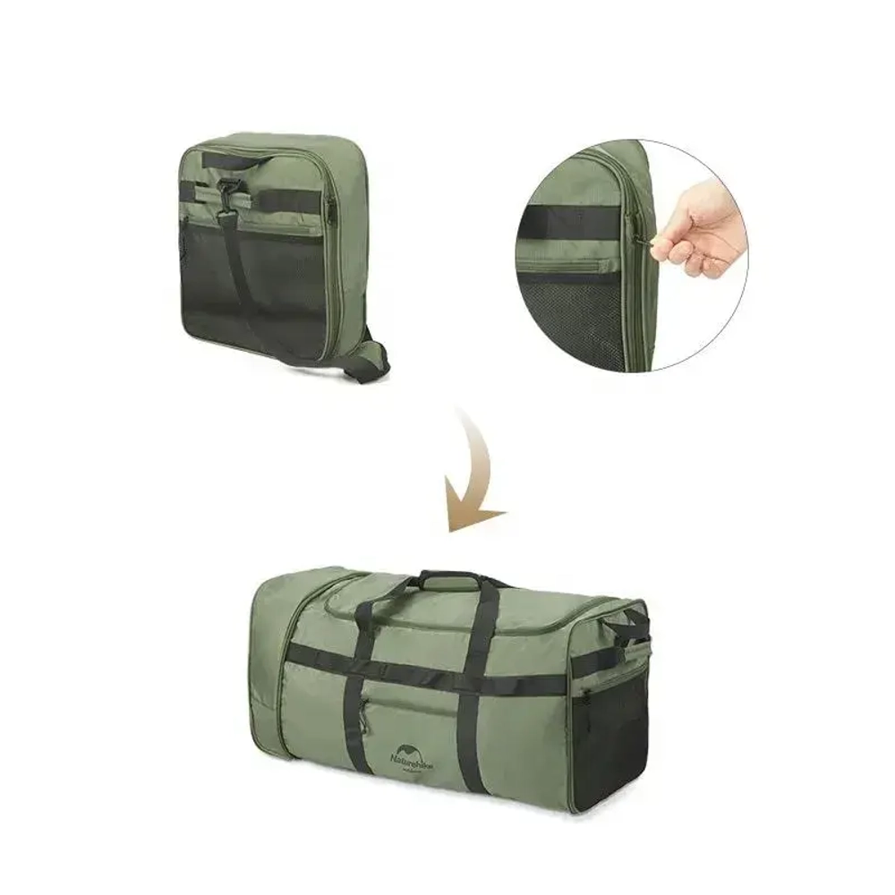 СУМКА - ТЕЛЕЖКА NATUREHIKE NH21LX003 XS03 СКЛАДНАЯ ТУРИСТИЧЕСКАЯ