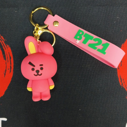 Резиновый брелок "BT21"