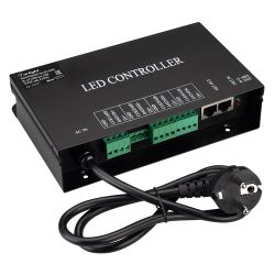 Контроллер HX-SPI-DMX-SL-4P (4096 pix, 220V, TCP/IP, add, ArtNet) (Arlight, IP20 Металл, 2 года) 027277