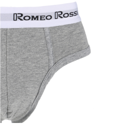 Мужские трусы брифы серые Romeo Rossi RR367-3