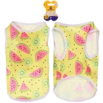 Майка для кошек и собак мелких пород «БРО на стиле», арбузики, размер М (длина спинки 29см, объем груди 35см, от 3 до 6кг)