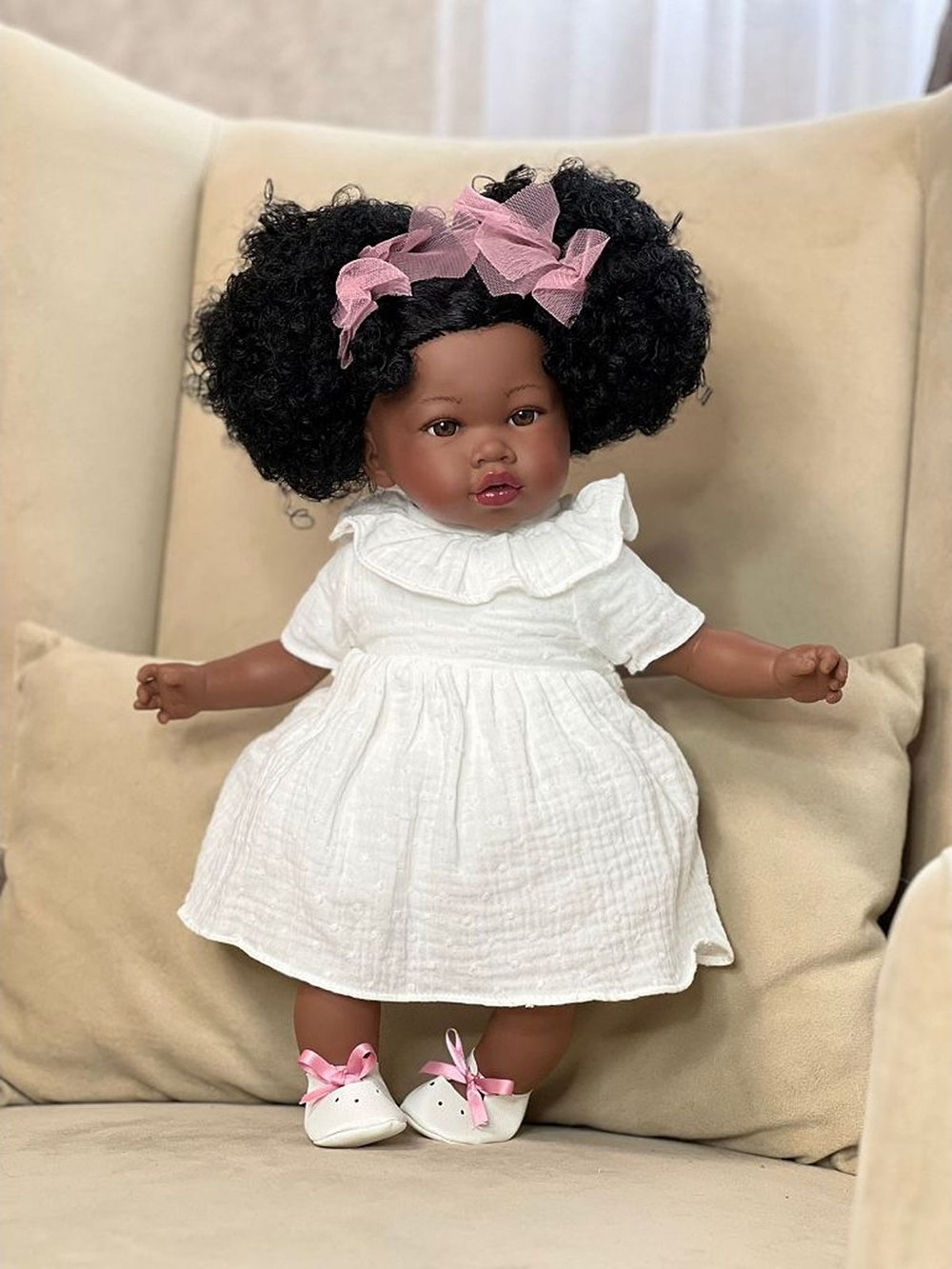 Кукла Nines 45см ADDIS мягконабивная в пакете (4210K)