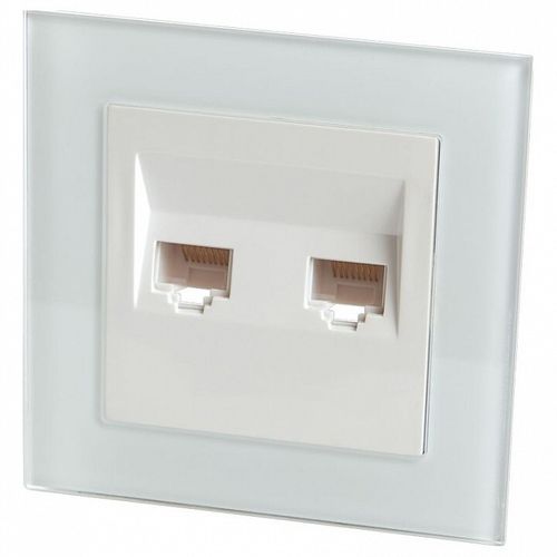 Розетка Ethernet RJ-45 STEKKER 39246