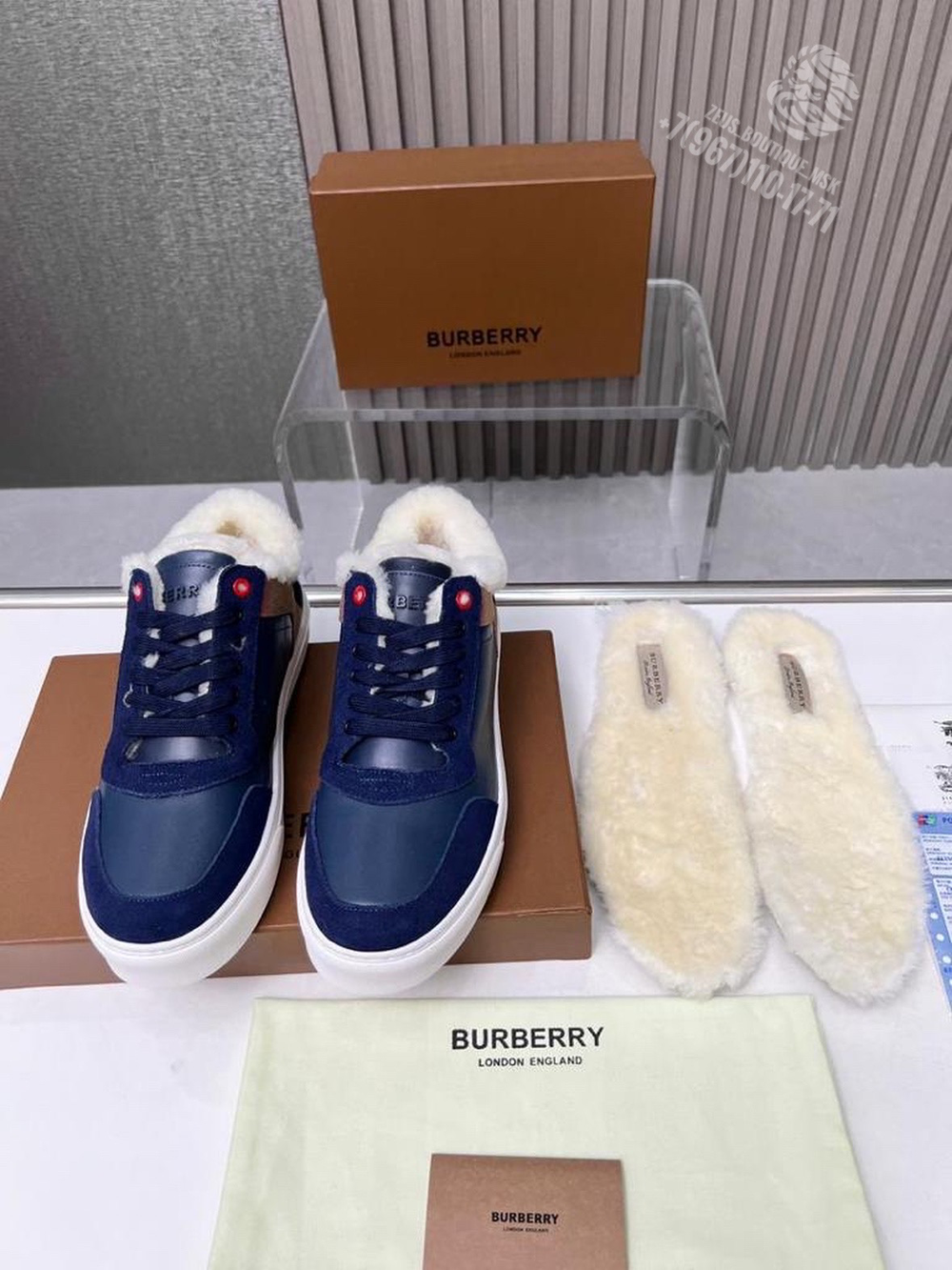 Кеды Burberry