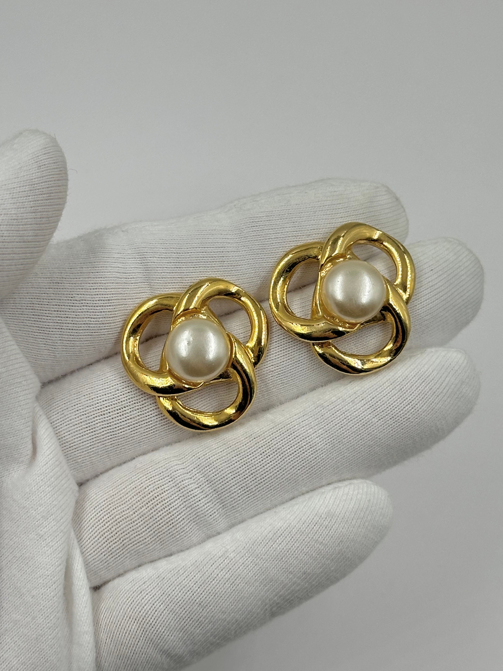 Серьги с «жемчугом»