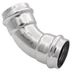 Уголок VIEIR 45 град. вн/вн нерж. сталь 22×22 VER-PRO (50/5)