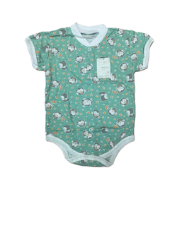 Боди короткий рукав на кнопках из кулирки (100% хлопок) на рост 80 см