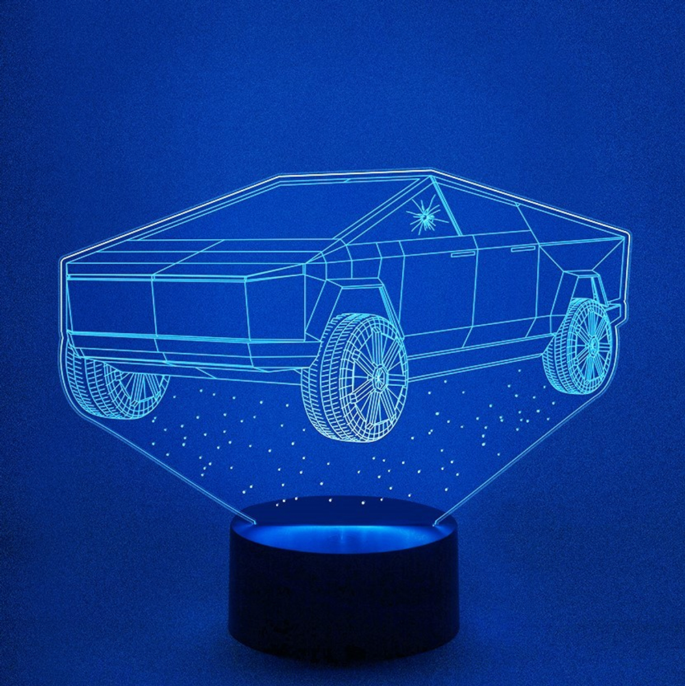 Светильник "Автомобиль - Tesla Roadster" (Тесла)