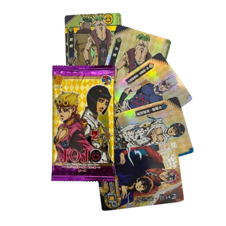 Бустер коллекционных карточек Jojo's Bizaare Adventure Golden Wind