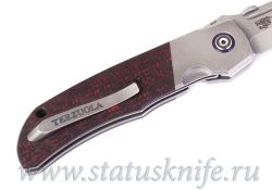 Нож CKF/Terzuola Eagle Rock S90V красный карбонфотография - 6