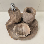 Набор из окаменелого дерева 4 предм Fossil Set NF-63282 поднос 149