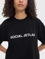 Футболка ZNY SOCIAL JETLAG SS22 Черная