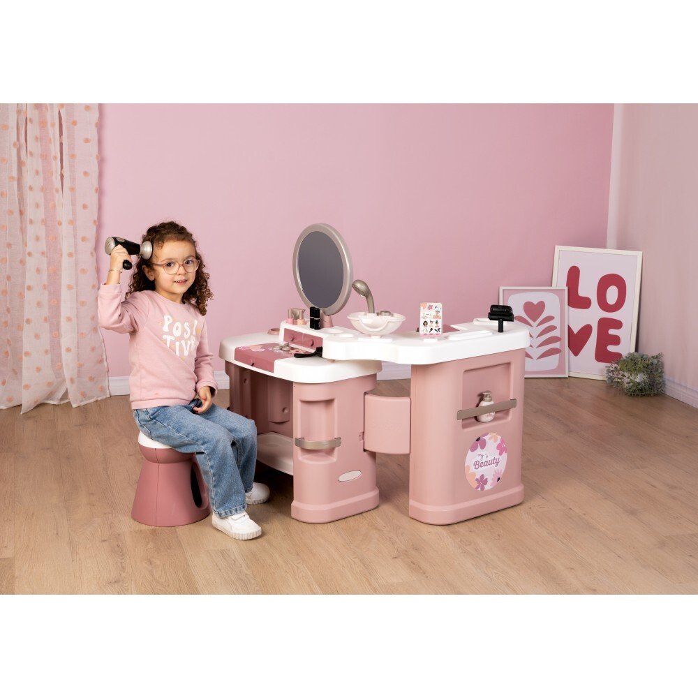 Smoby - BEAUTY маленький центр стилиста + 26 аксессуаров Парикмахер и косметолог 320256