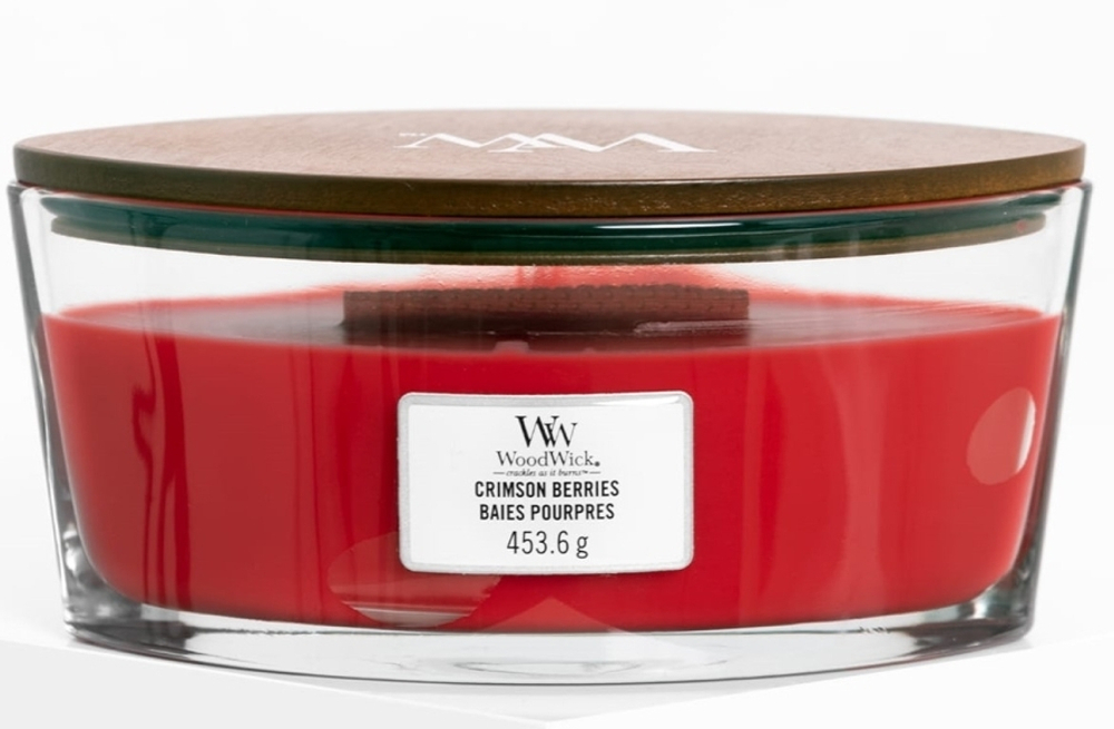 Свеча ароматическая WoodWick Crimson Berries элипс 453 г.