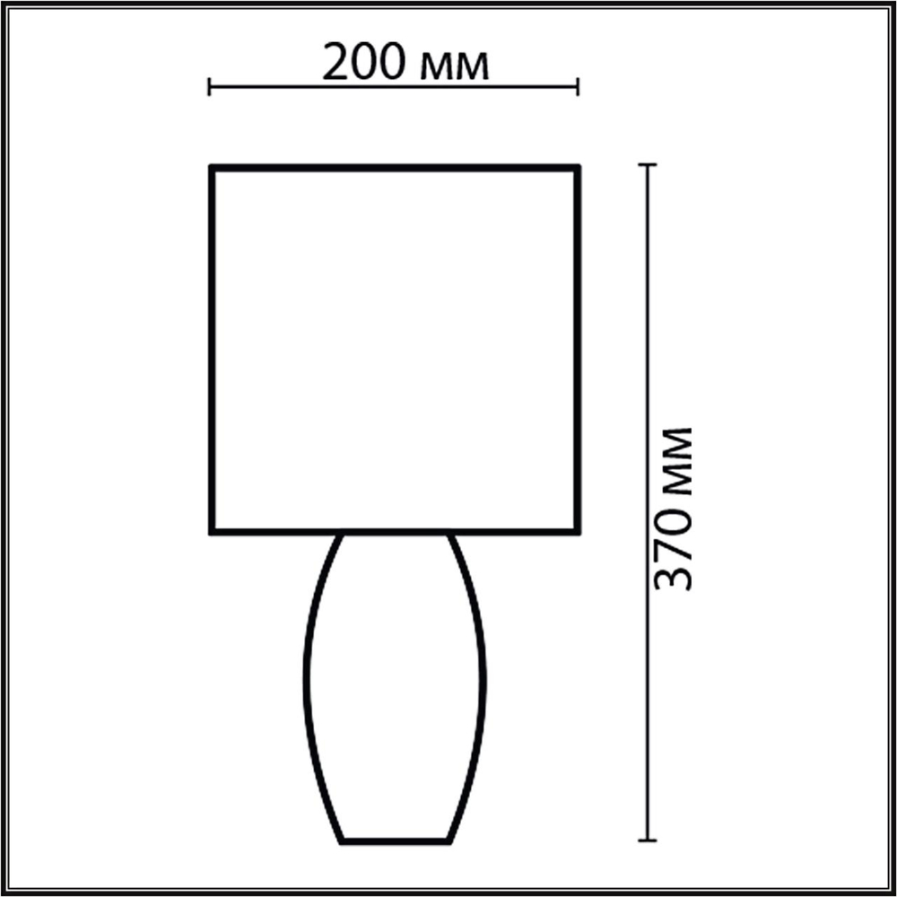8123/1T COMFI LN26 476 синий, керамика/текстиль Настольная лампа E27 1*60W 220V LAPUNA