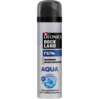 DOCK LAND,Гель д/ бритья.AQUA 200 мл.