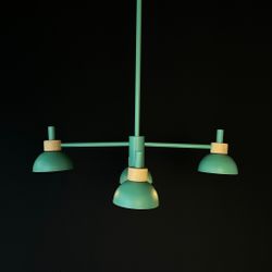 Люстра На Штанге Fanta A 4 Lights Green By Imperiumloft