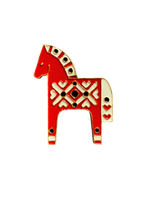 Елочная новогодняя игрушка Красный Конь символ 2026 года