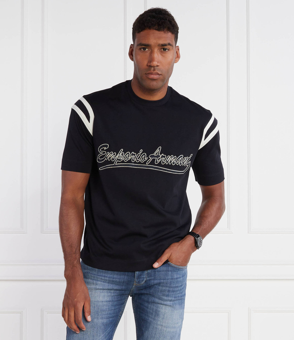 Футболка Emporio Armani - темно-синий(6R1TDP 1JWZZ)