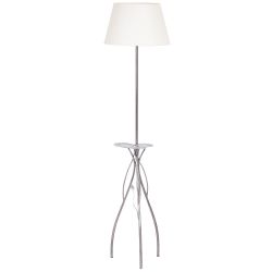 Светильник напольный торшер Нимфея с абажуром Сити-2 Кремовый