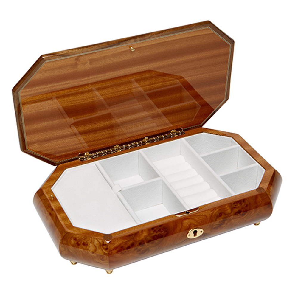 Шкатулка для ювелирных украшений музыкальная, арт. AW-02-052 от Artwood, Италия