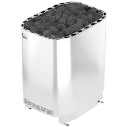Электрическая печь SAWO SUPER SAVONIA V12 SAV-240NS-V12-Z (24 кВт, внутри оцинковка, снаружи нержавейка), выносной пульт (пульт и блок мощности докупаются отдельно)
