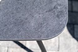 "Верона" лаунж-зона 5-местная плетеная из роупа (веревки), каркас алюминиевый темно-серый, роуп темно-серый