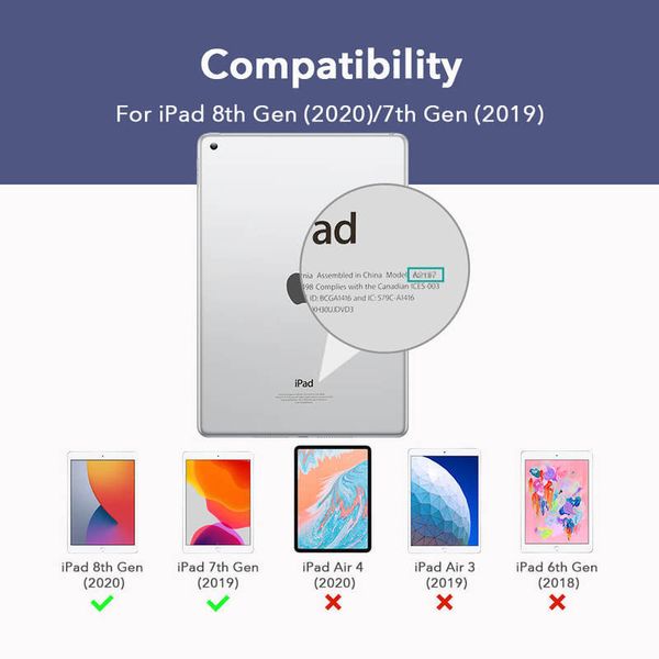 Чехол ESR Ascend Trifold Hard Case для iPad 10.2 8th Gen (2020)